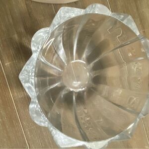 Clear Glass Decorative Bowl